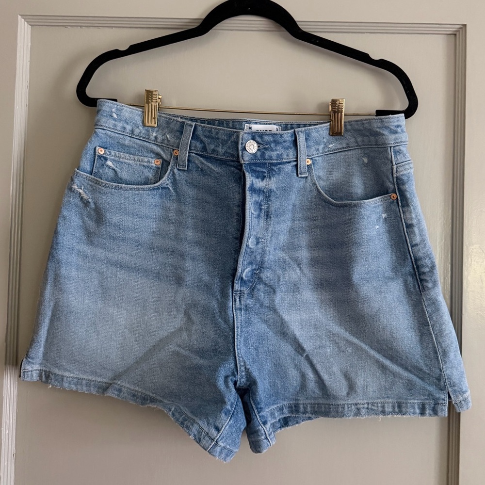 Paige Denim Light Wash Shorts